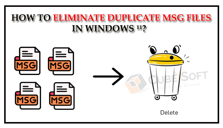 how to find and remove duplicates in msg file