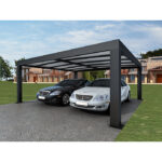 #cantilevershadestructure #residentialcantilevercarport #moderncantilevercarport