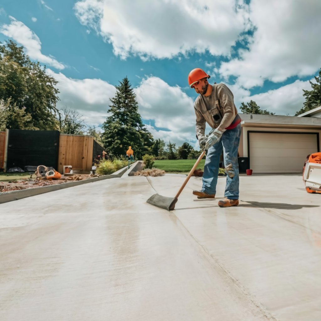 cement driveways near me