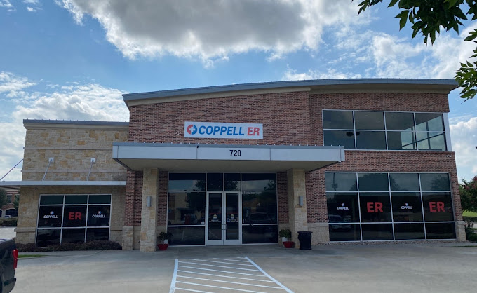 Exterior view of Coppell Hospital.