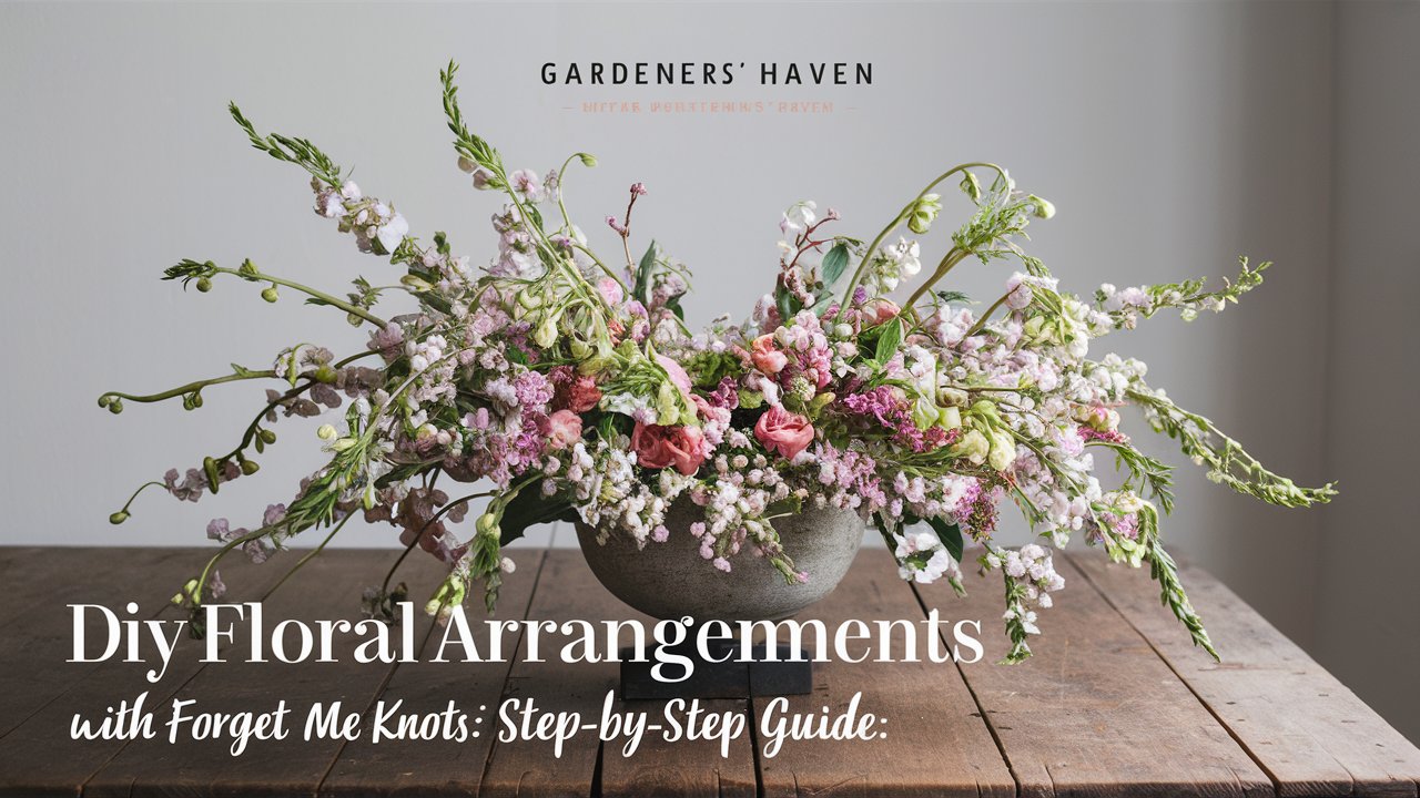 DIY Floral Arrangements with Forget Me Knots: Step-by-Step Guide