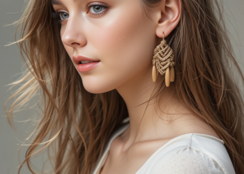 How Interwoven Wooden Earrings Enhance Your Natural Look